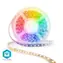 Taśma LED Nedis SmartLife / Wi-Fi / RGB / 5,00 m / IP44 / 2700 - 6500 K / 960 lm / Android i iOS
