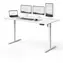 SENSE7 NOJO LIGHT Biurko robocze białe / elektrycznie regulowana wysokość / 140 x 70 cm / nośność 70 kg
