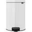 Brabantia Newicon Kosz na śmieci pedałowy 20 L biały / średnica 29 cm / wysokość 46,7 cm