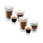 Zestaw szklanek DeLonghi 6 szt. / 2 x 90 ml / 2 x 270 ml / 2 x 330 ml