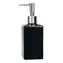 Dozownik do mydła Spirella QUADRO czarny / ceramiczny / 300 ml