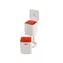 Joseph joseph Totem Compact 40L biały / 2x 20 L kosz na śmieci / Filtr zapachów