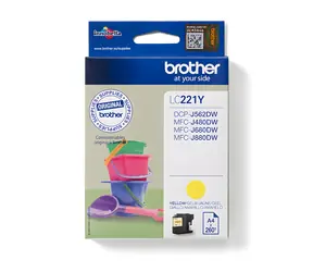 Brother LC-221Y žlutá