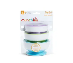 Munchkin - Miski z przyssawkami 3 szt.