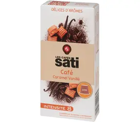 Les Cafés Sati Caramel Vanillé Nespresso 10 szt.