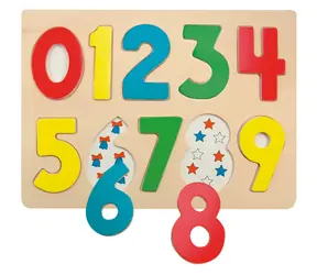 Puzzle Woody na planszy "Liczby z biedronkami"