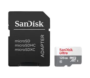 SanDisk Ultra microSDXC 128GB + adapter