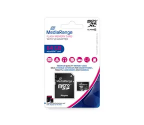 MediaRange microSDXC 64 GB + adapter SD