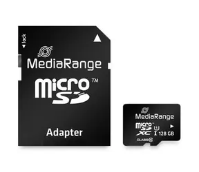 MediaRange MR945 128 GB MicroSD + adapter czarny