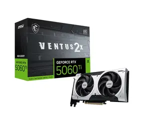 Karta graficzna MSI Nvidia GeForce RTX 5060 Ti 8G Ventus 2X OC PLUS, 3xDP, 1xHDMI