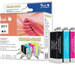 Peach Remanufactured T0715 MultiPack alternativní cartridge