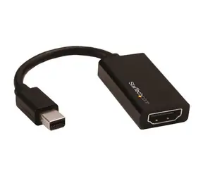 Aktywny adapter StarTech Mini DisplayPort M na HDMI F czarny