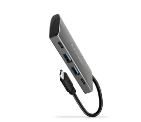 Axagon HMC-4G2, koncentrator USB 10Gbps, porty 2x USB-A, 2x USB-C, kabel USB-C 13cm