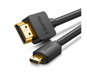 Ugreen Micro HDMI - Kabel HDMI (MM) 4K 3D 2m czarny