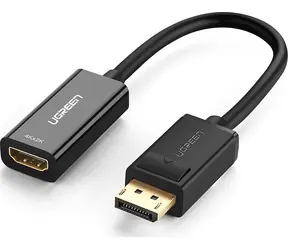 Ugreen MM137 Redukcja DisplayPort (M) - HDMI (F) 0,25 m czarny
