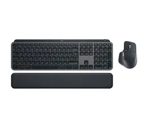 Zestaw klawiatury i myszy bezprzewodowej Logitech MX Keys S Combo w kolorze szarym