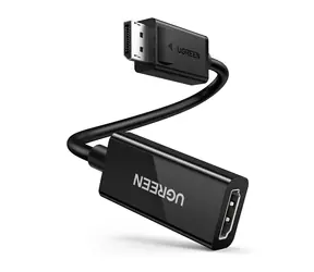Ugreen 40362 Adapter kabla wideo DisplayPort do HDMI czarny