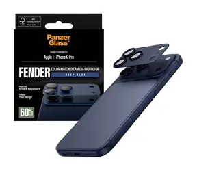 PanzerGlass FENDER Apple iPhone 17 Pro niebieski aluminiowy element ochronny aparatu