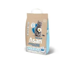 Ekologiczny żwirek Asan Cat Fresh Blue dla kotów i fretek 10l (2kg)