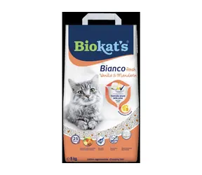 Żwirek Biokat's Bianco Fresh wanilia i mandarynka 5kg