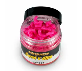Mikbaits Worms w dipie truskawkowym 50ml
