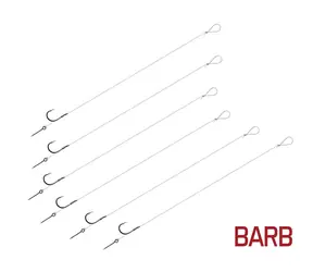 Delphin Leader FLR Sting BARB 12cm 0,22mm Rozmiar 12 Sting 5mm 6szt