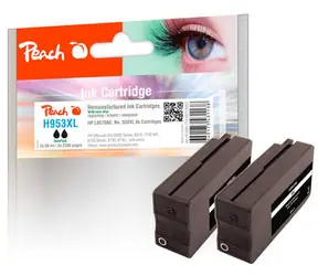 Peach remanufactured alternativní cartridge HP 953XL (L0S70AE) TwinPack černá