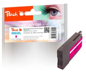 Peach remanufactured alternativní cartridge HP 953XL (F6U17AE) purpurová