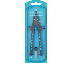 Faber-Castell Factory Compass perłowo-niebieski
