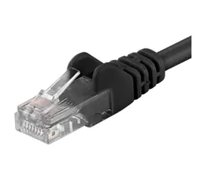PremiumCord UTP CAT5E 1m czarny