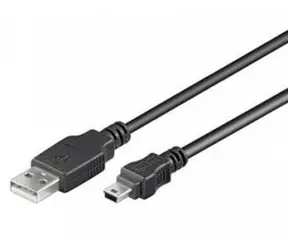 Kabel USB PremiumCord , AB mini, 5-pin, 1 m