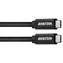 Kabel do transmisji danych i ładowania Avacom USB typu C - USB typu C czarny / 100 cm / 100 W E-Mark / USB 3.2 Gen 2