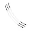 Nytro Feedergum Link 10 cm / Gotowy przypon / Guma feederowa 0,8 mm / 3 szt.