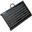 Keysonic KSK-3011ELC czarny / Mini klawiatura / USB / QWERTZ DE / Zintegrowana klawiatura numeryczna / Podświetlenie LED