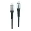 2GO USB-C - USB-C 2 m czarny / Kabel do transmisji danych / USB 2.0 / 100 W