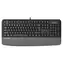 A4Tech FK20 szary / Klawiatura przewodowa / membranowa / USB / układ CZ+US