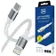 Kabel Hyper Cable N-SERIES 3mk biały / Kabel do transmisji danych / USB-C do Lightning / 2 m / 27 W