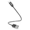 Kabel HAMA USB-A - USB-C 0,2 m czarny / Kabel ładujący / nylonowy / 480 Mbit/s