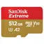 SanDisk Extreme microSDXC 512GB / Karta pamięci / Klasa 10 / UHS-I U3 / V30 / A2 / odczyt: 190 MB/s / zapis: 130 MB/s