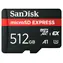 SanDisk Express microSDXC 512 GB / karta Micro SD / klasa 10 / UHS-I U3 / V30 / odczyt: 650 MB/s / zapis: 220 MB/s