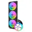 darkFlash DG360 czarny / Chłodnica procesora AiO / 3x 120 mm / podświetlenie ARGB / 600-1800 obr./min / 36 dB / Intel + AMD