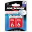 Czujnik dymu Ansmann / Bateria / Alkaliczna / 9 V / 6LR61 / Blister