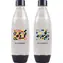 SodaStream Fuse Bubble Mosaic niebieski 2x 1 l / Butelka do SodaStream