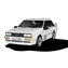 Cobi 24665 Audi Quattro 1980 biały / Zestaw konstrukcyjny / 1:35 / 79 elementów / od 7 lat