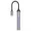 Colorway CW-HUB04 ciemnoszary / hub USB / USB-C / 1x USB 3.0 / 3x USB 2.0