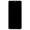 Do Samsung M556 Galaxy M55 5G czarny / Wyświetlacz LCD ze szkłem dotykowym i przednią obudową