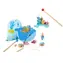 2Kids Toys Gra motorowa 3 w 1 Wieloryb / Zabawka motorowa / od 3 lat / Drewno FSC