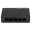 Lanberg DSP3-1005-60W czarny / Switch / 5x GbE / 4X PoE+ 802.3at / 60W