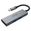 Akasa AK-CBCA19-18BK szary / hub USB-C / 4 w 1 / HDMI 4K 30Hz / PD 60W