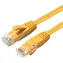 MicroConnect CAT6a U/UTP 0,3m żółty / LSZH